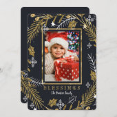 Klassische Foto-Ferienkarte Einladung (Vorne/Hinten)