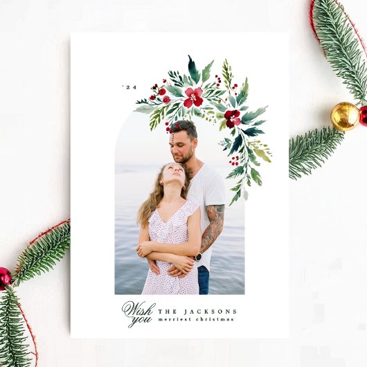 klassische Foto-Rahmen Moderne Kleider Feiertagskarte