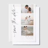 Klassische Foto-Strip-Hochzeit Pergament Einladungen (Versetzt)