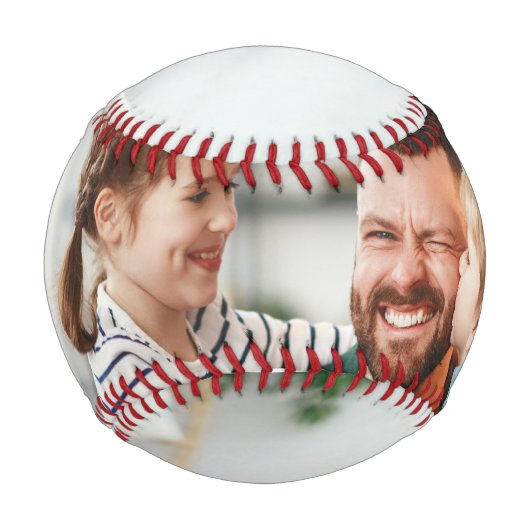 Klassische FotoCollage Baseball (Rückseite)