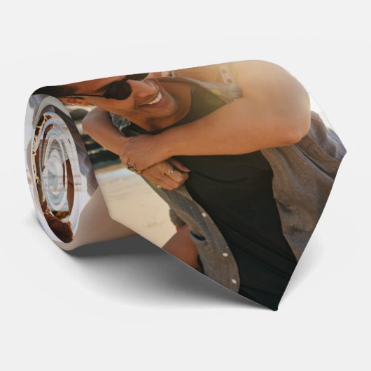 Klassische FotoCollage Krawatte (Gerollt)