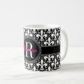 Klassische französische Lilie Kaffeetasse (VorderseiteRechts)