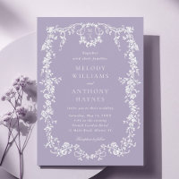 Klassische französische viktorianische Hochzeit in