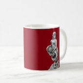 Klassische Frauenstatue Kaffeetasse (VorderseiteRechts)