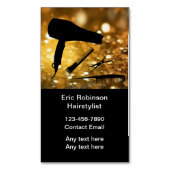 Klassische Friseursalon-Trendy-Magnetkarten Magnetische Visitenkarte (Vorderseite Vertikal)