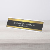 Klassische Führungskraft Geschenk Boss Schreibtisc Schreibtischnamensplakette (Vorderseite )