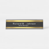 Klassische Führungskraft Geschenk Boss Schreibtisc Schreibtischnamensplakette (Vorderseite )