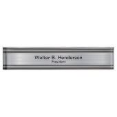 Klassische Führungskraft Geschenk Name Plaque Namensplakette (Vorderseite)