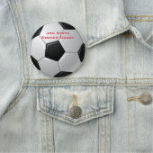 Klassische Fußball-Bezeichnung Namensschild (Beispiel)