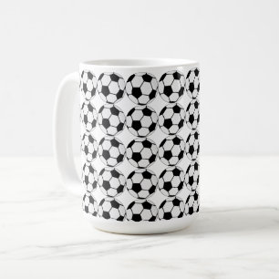 Klassische Fußballgrafik Traditioneller Sportfan Kaffeetasse