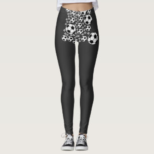 Klassische Fußballgrafik Traditioneller Sportfan Leggings