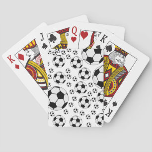 Klassische Fußballgrafik Traditioneller Sportfan Spielkarten