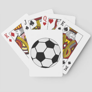 Klassische Fußballgrafik Traditioneller Sportfan Spielkarten