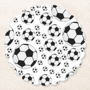 Klassische Fußballgrafik Traditioneller Sportfan Untersetzer