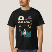 Klassische Gaming Galaga Stil Männer T-Shirt (Vorderseite)