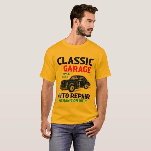 klassische Garage T-Shirt (Vorne ganz)