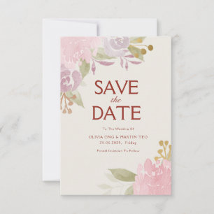 Klassische Gartenhochzeits-Antwortkarte RSVP Karte