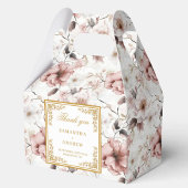 Klassische Gastgeschenk Hochzeit aus rosafarbenem Geschenkschachtel