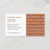 Klassische Gebäude-Industrie Visitenkarte (Vorderseite)