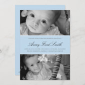 KLASSISCHE GEBURTSANKÜNDIGUNG ANKÜNDIGUNG (Vorne/Hinten)