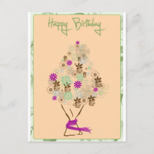 Klassische Geburtstagskarte Postkarte