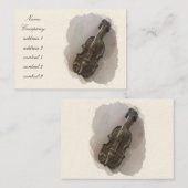 klassische Geige Visitenkarte (Vorne/Hinten)