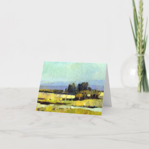 Klassische geklappte Notecard Dankeskarte