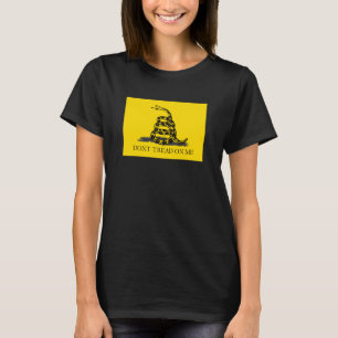 Klassische gelbe Gadsden-Flagge Don't Tread on Me T-Shirt