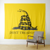 Klassische gelbe Gadsden-Flagge Don't Tread on Me