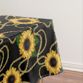 Klassische Gelbe Sonnenblumen Stilvolles Muster au Tischdecke (Beispiel)