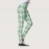 Klassische Geometrie: Art Deco Nahtloser Stil Leggings (Rechts)