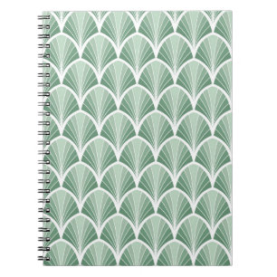 Klassische Geometrie: Art Deco Nahtloser Stil Notizblock