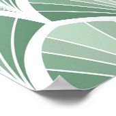 Klassische Geometrie: Art Deco Nahtloser Stil Poster (Ecke)