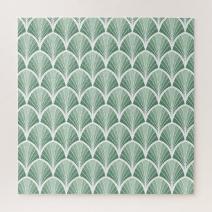 Klassische Geometrie: Art Deco Nahtloser Stil Puzzle