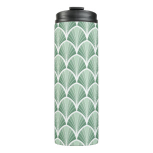 Klassische Geometrie: Art Deco Nahtloser Stil Thermosbecher