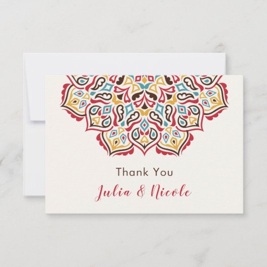 Klassische geometrische Mandala-Muster (Vorderseite)