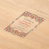 Klassische geometrische Mandala-Muster Acryleinladungen (Ablage )