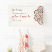 Klassische geometrische Mandala-Muster Banner (Insitu)