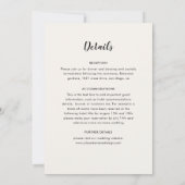 Klassische geometrische Mandala-Muster Einladung (Rückseite)