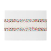 Klassische geometrische Mandala-Muster Einladungsbanderole (Rückseitenbeispiel)