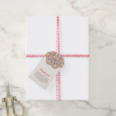 Klassische geometrische Mandala-Muster Geschenkanhänger (Mit Garn)