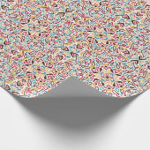 Klassische geometrische Mandala-Muster Geschenkpapier (Ecke)