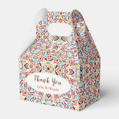 Klassische geometrische Mandala-Muster Geschenkschachtel (Rückseite)