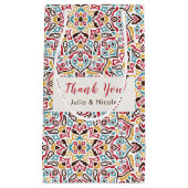 Klassische geometrische Mandala-Muster Kleine Geschenktüte (Vorderseite)