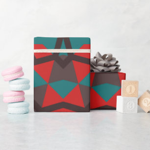 Klassische geometrische Vintage Schimmerung jedes Geschenkpapier