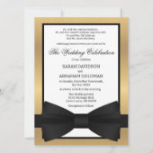 Klassische geschiedene Eltern Hochzeitseinladungen Einladung (Vorderseite)