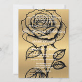 Klassische geschiedene Eltern Hochzeitseinladungen Einladung (Vorderseite)