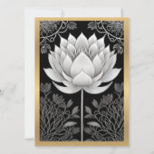 Klassische geschiedene Eltern Hochzeitseinladungen Einladung (Rückseite)