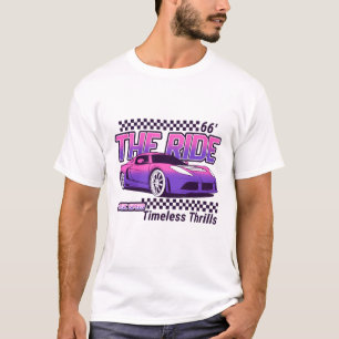 Klassische Geschwindigkeit, zeitlose Thrills Retro T-Shirt