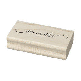 Klassische geschwungene Signatur Gummistempel